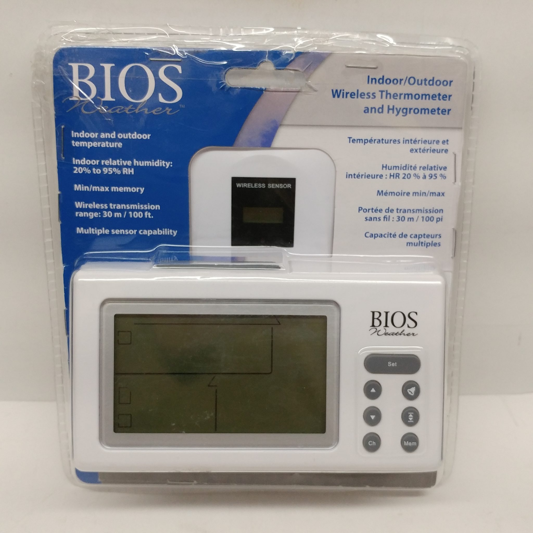 312BC ™ Bios Indoor/Outdoor Wireless Thermometer and Humidifier 