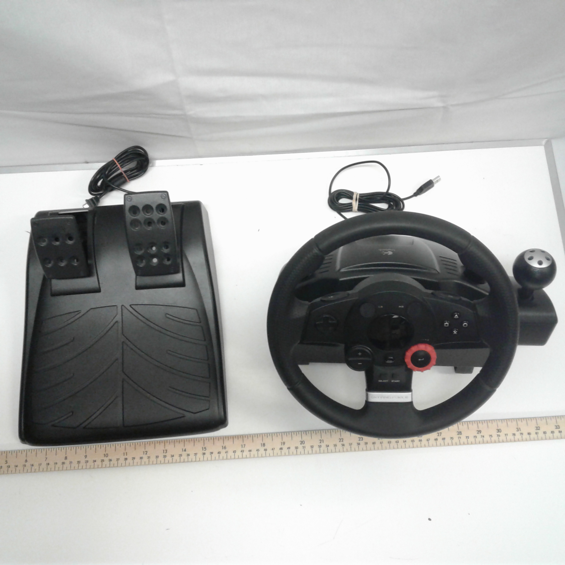Cash Converters - Logitech Ps3 Driving Force GT Steering Wheel & Pedals  E-X5C19