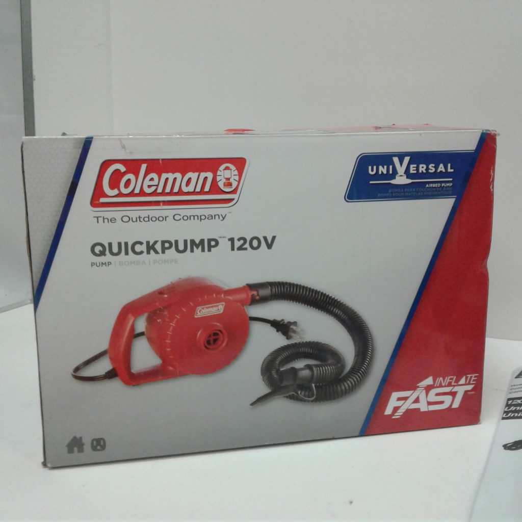 coleman 4d battery pump
