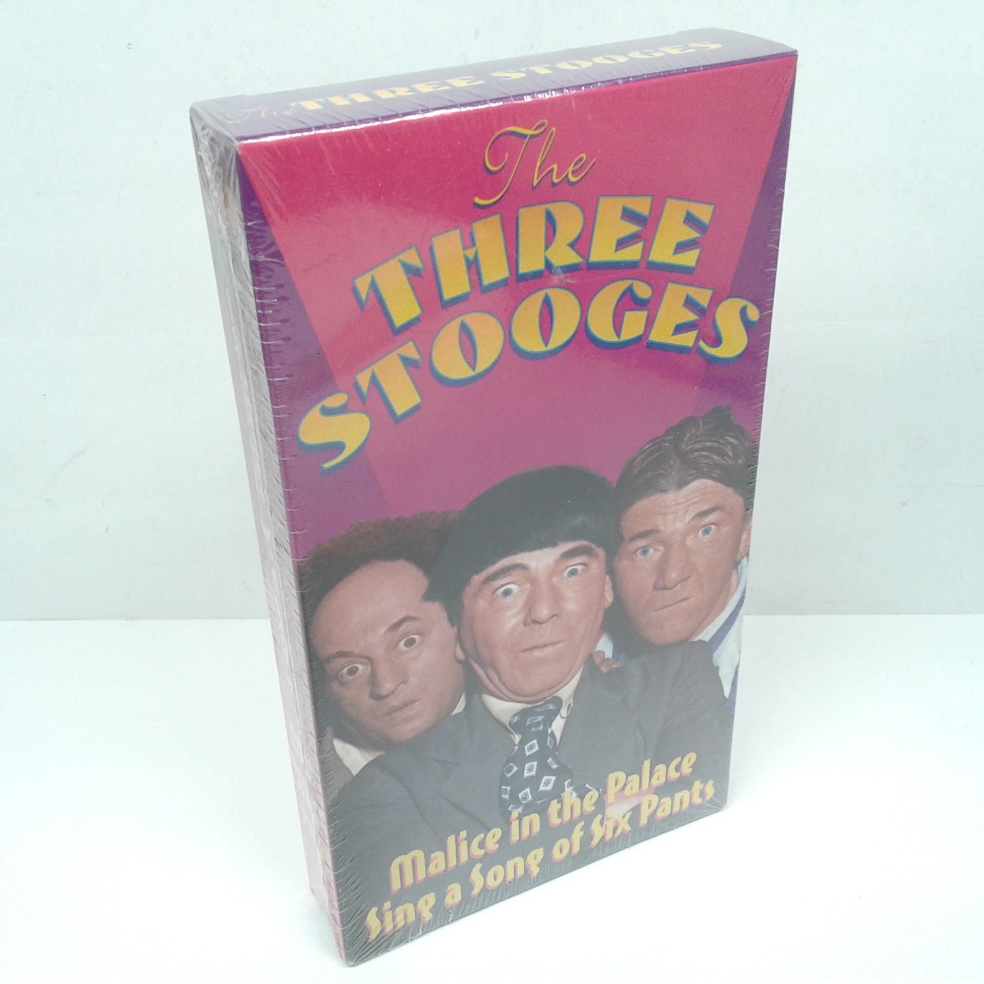 Three Stooges VHS Sing a Song of Six Pants Malice in the Palace ...