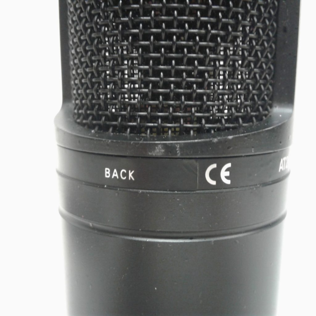 Audio Technica AT2020 Cardiod Condensor Studio Mic 3-pin XLRM-type