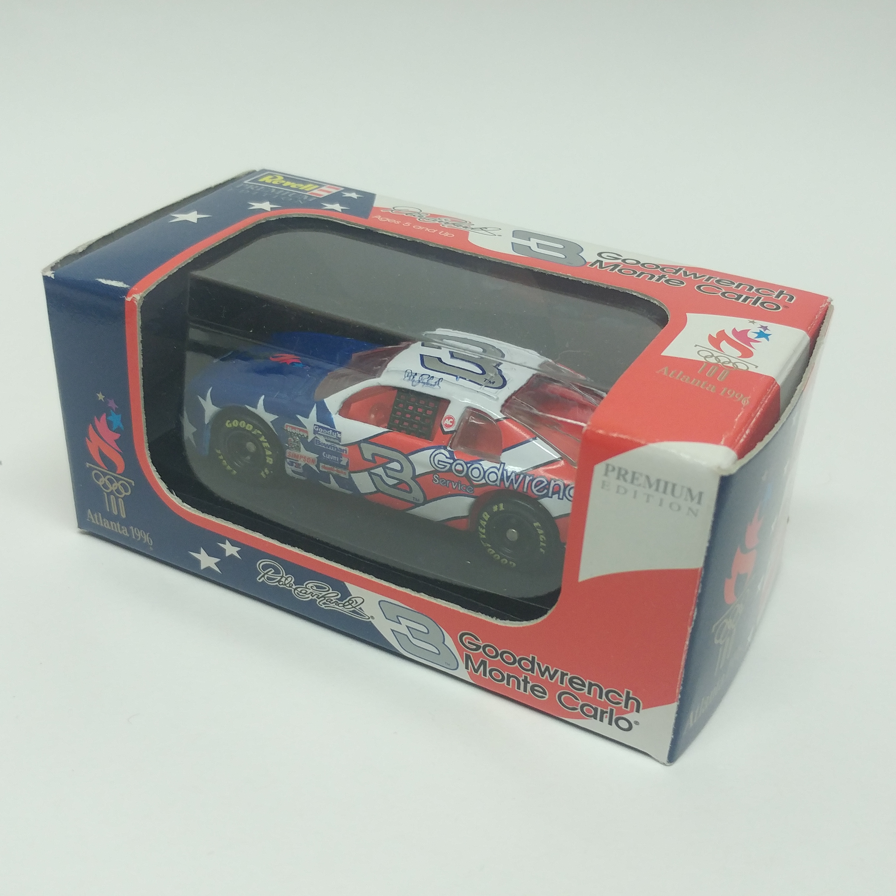 Sports Image 1996 Atlanta Olympic Dale Earnhardt  Goodwrench Diecast  1/64