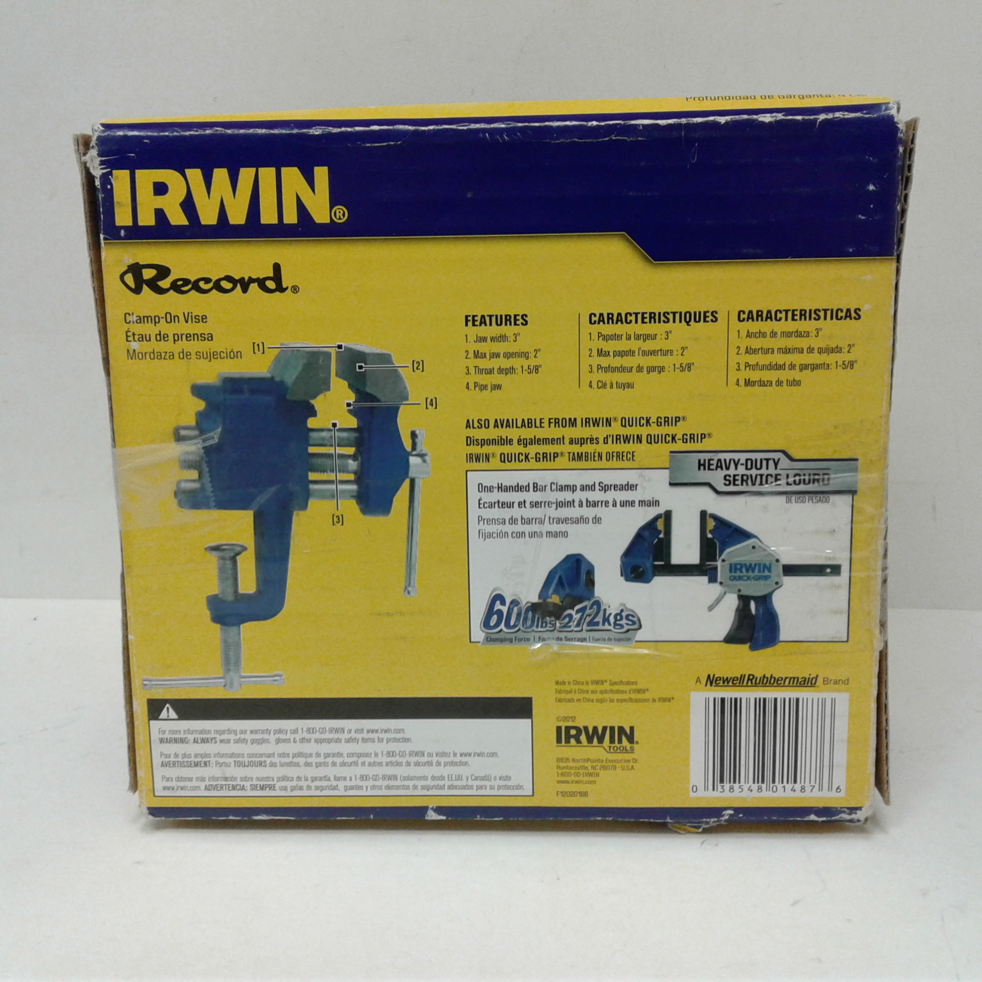 Irwin Quick-Grip 3 Inch Clamp On Vise 226303 – Milton Wares