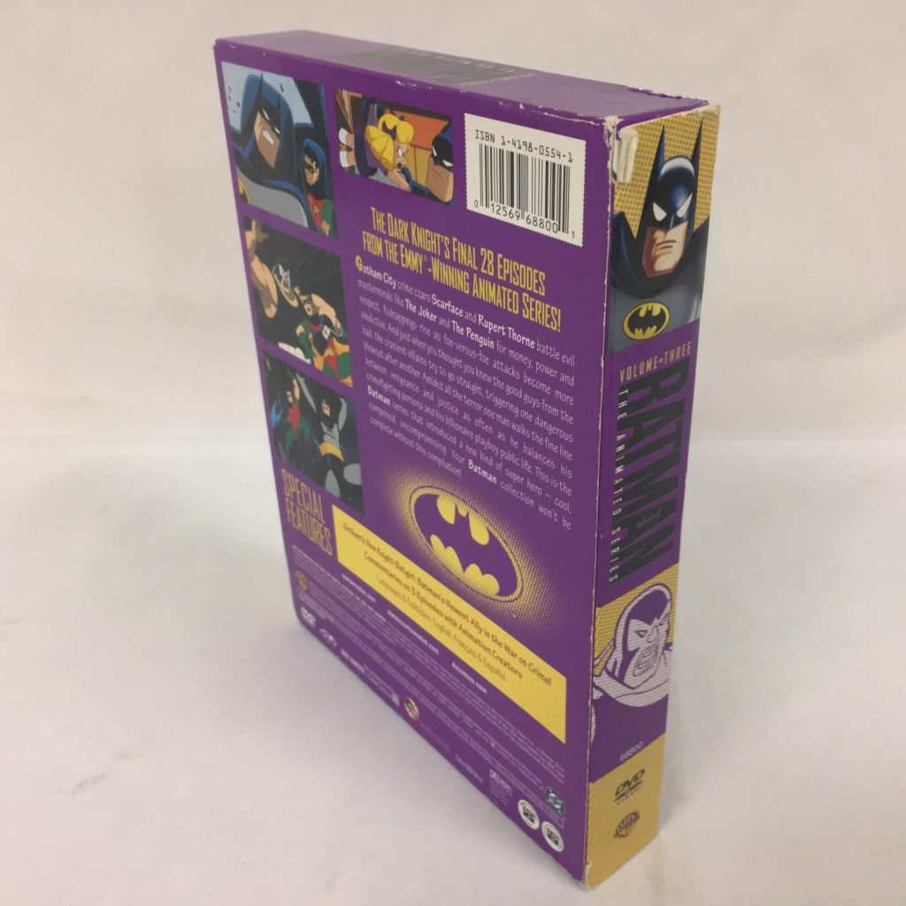 Batman The Animated Series Volume 3 Three Dvd 4 Disc Set Milton Wares 0492