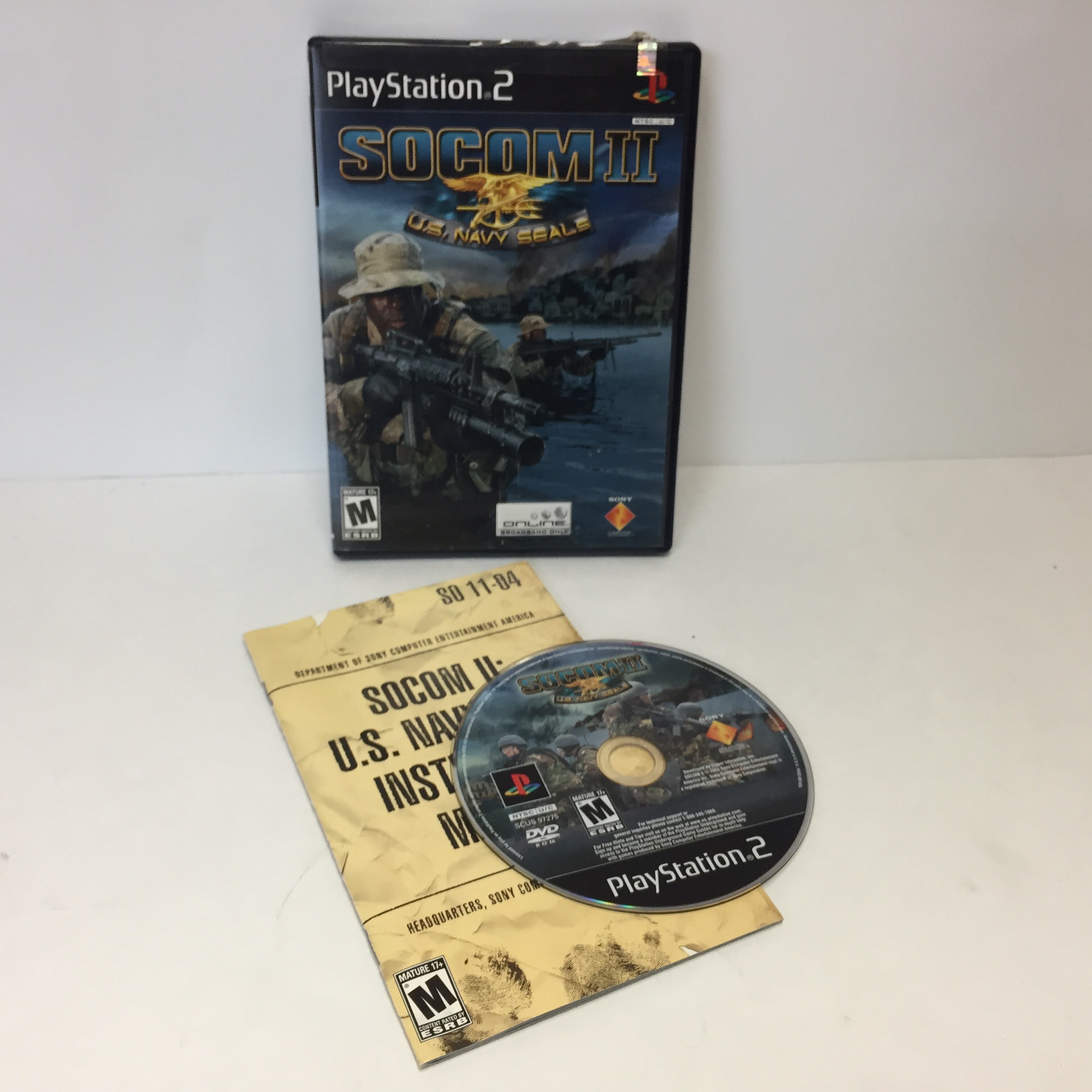 Socom II U.S. Navy Seals PS2 Playstation 2 Sony – Milton Wares