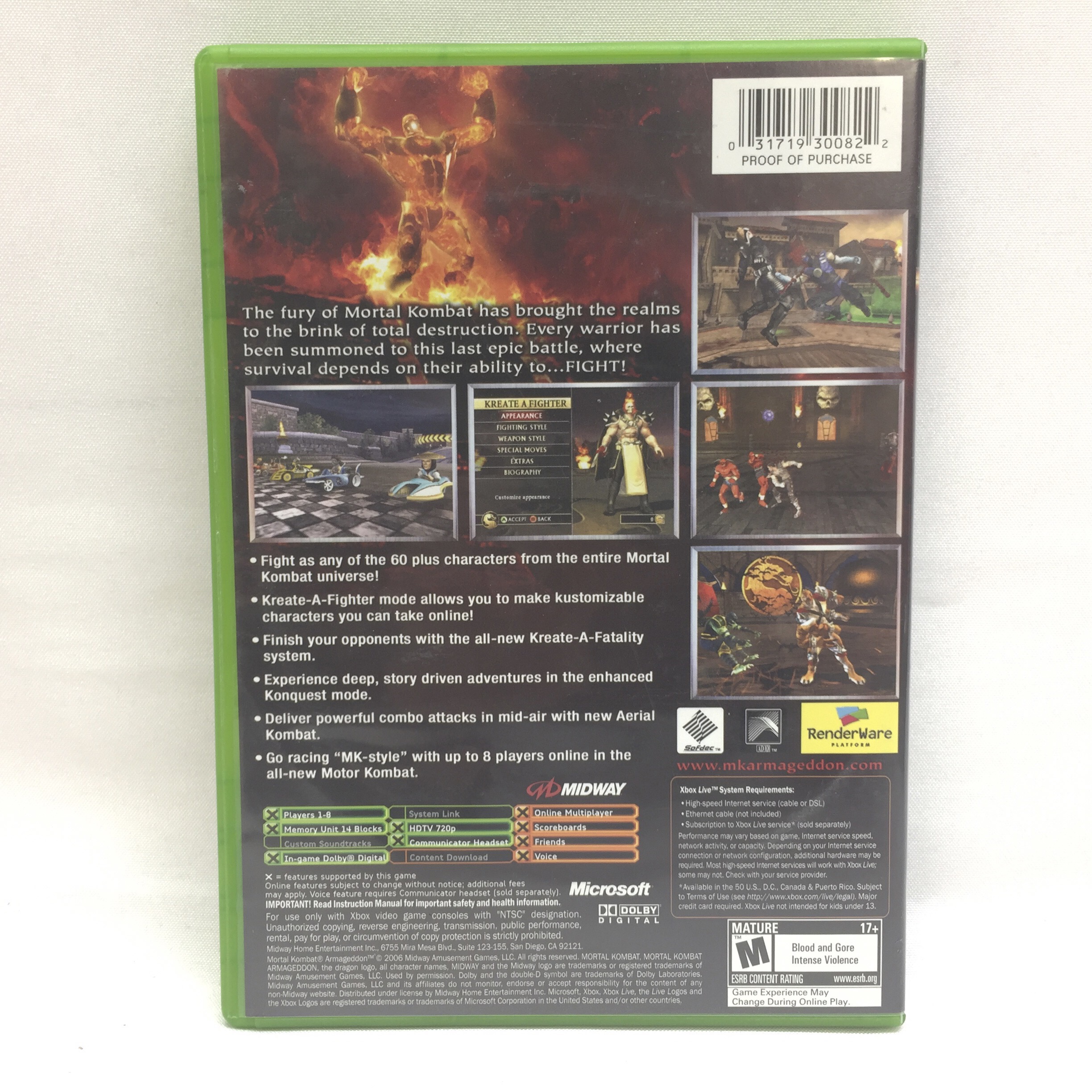 Mortal Kombat Armageddon XBOX – Milton Wares