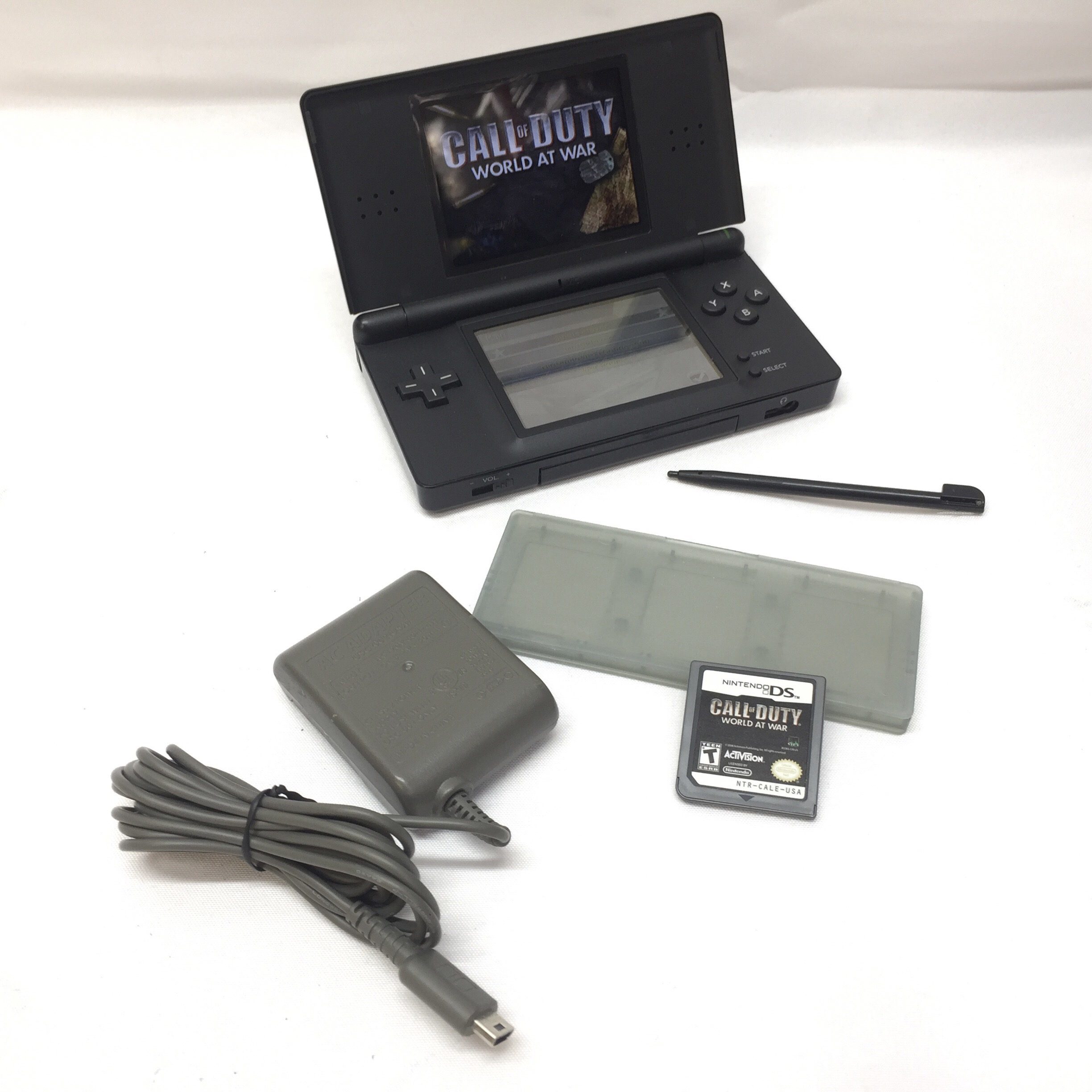 Nintendo Ds Lite Black With Call Of Duty Game And Charger Milton Wares