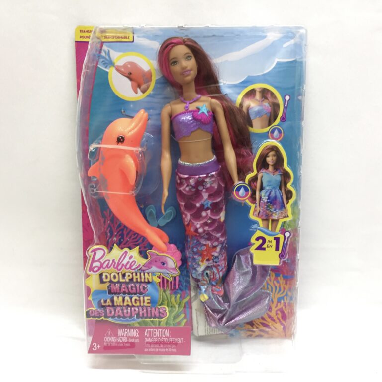 barbie dolphin magic transforming mermaid doll argos