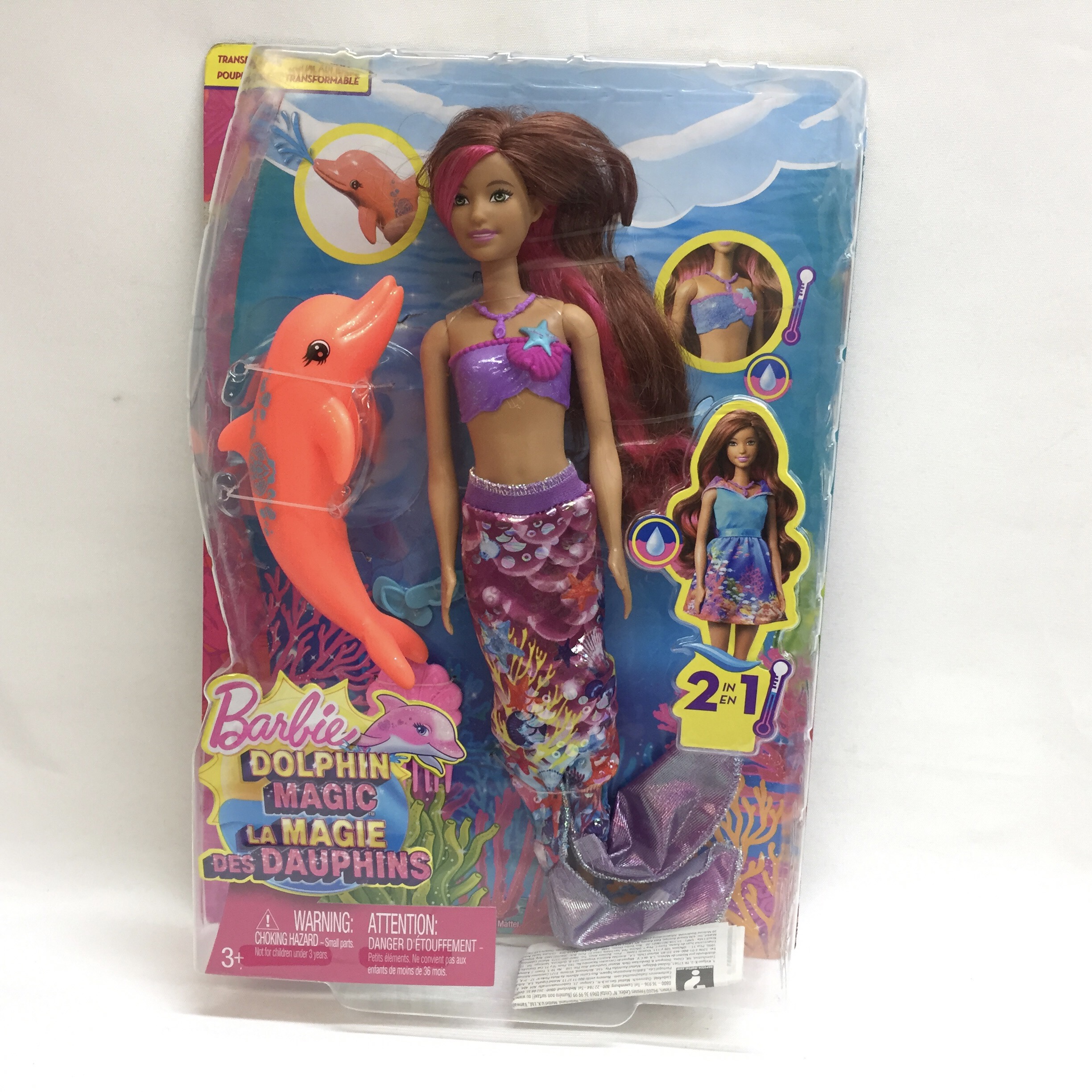 ethisch Veel omvatten Barbie Dolphin Magic Transforming Mermaid Doll – Milton Wares