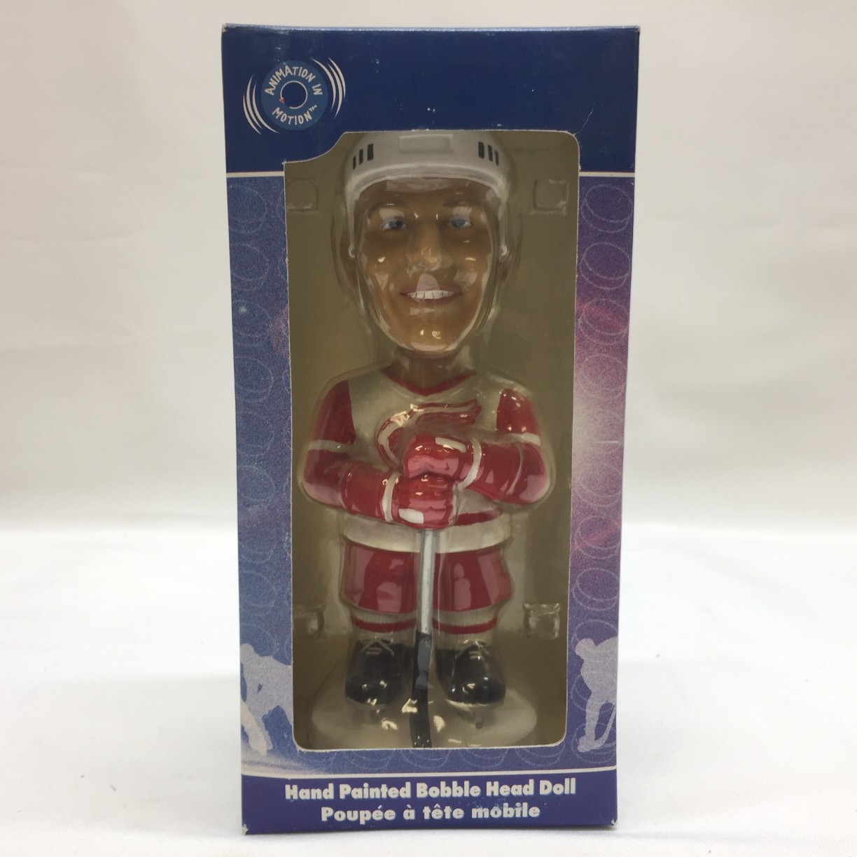 Detroit Red Wings Brett Hull Home 2002 Bobble Head Doll 
